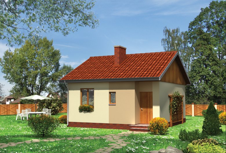 АРБ-52 Дом из арболита Рассет, 52 м²