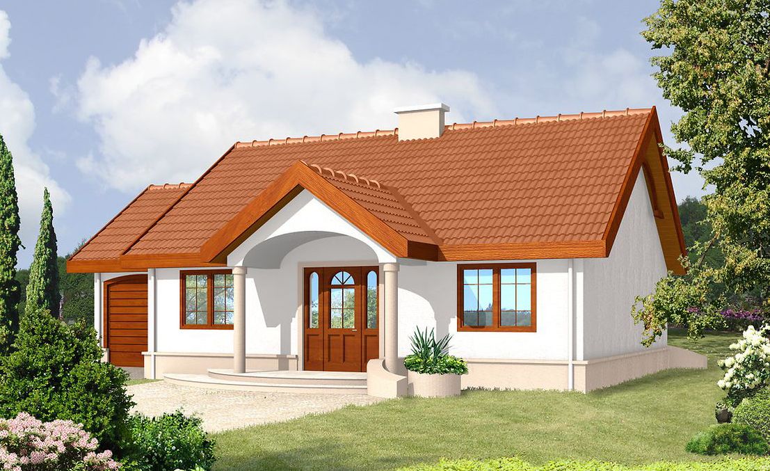 Планировка ГС-98 Дом из газосиликатных блоков Касариум, 98 м.кв.