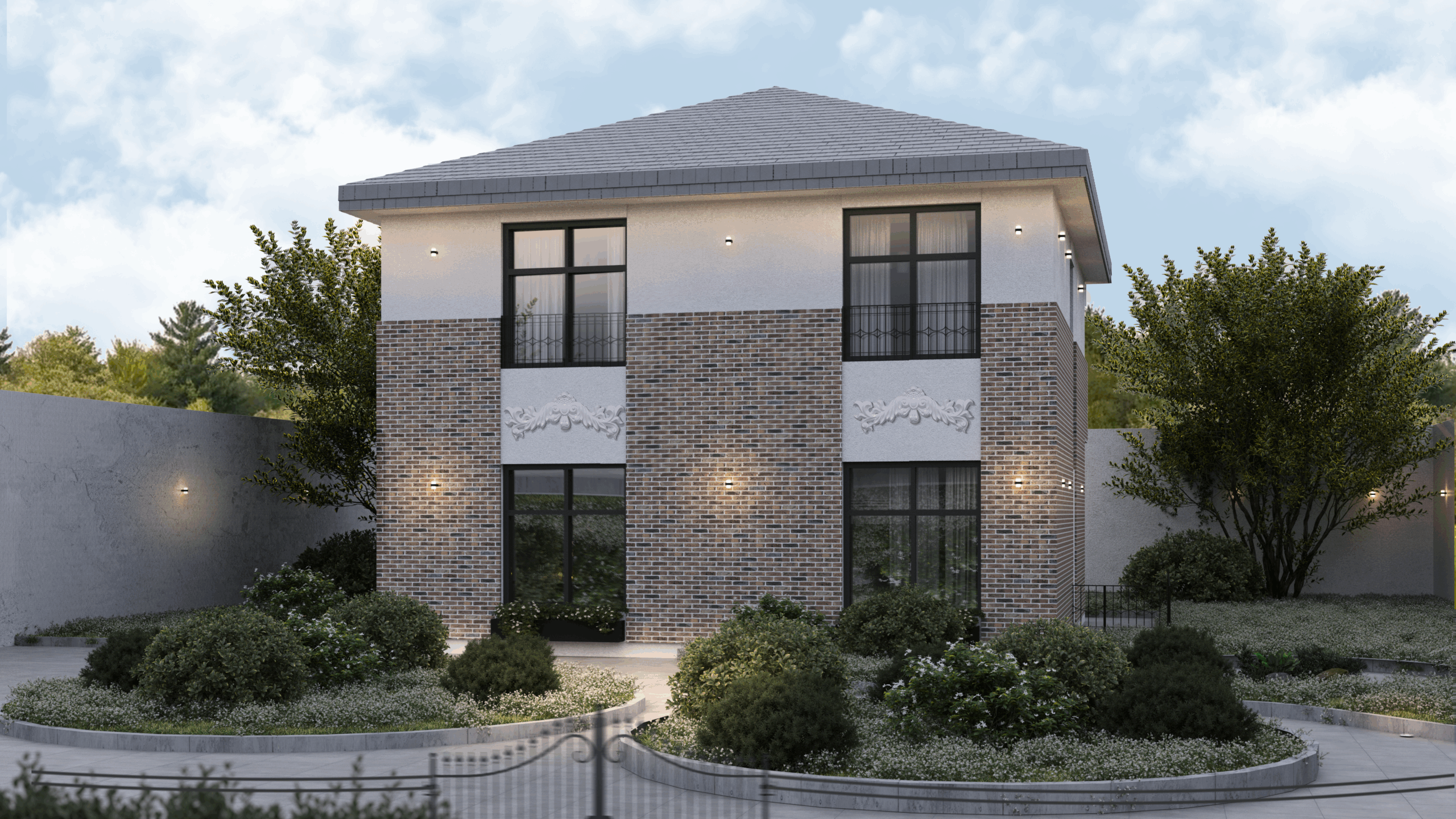 Планировка ПСБ-137 Дом из полистиролбетона Сверк, 137 м²