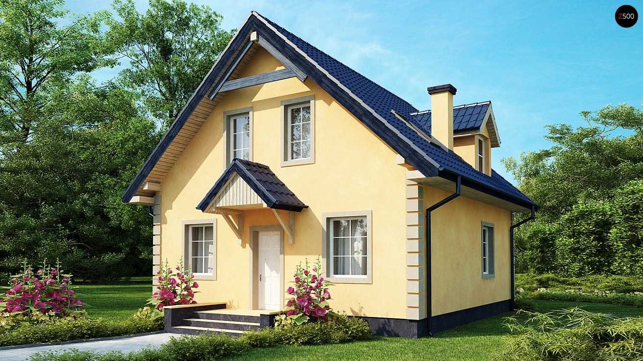 Планировка АРБ-108 Дом из арболита Ветрил, 108 м²
