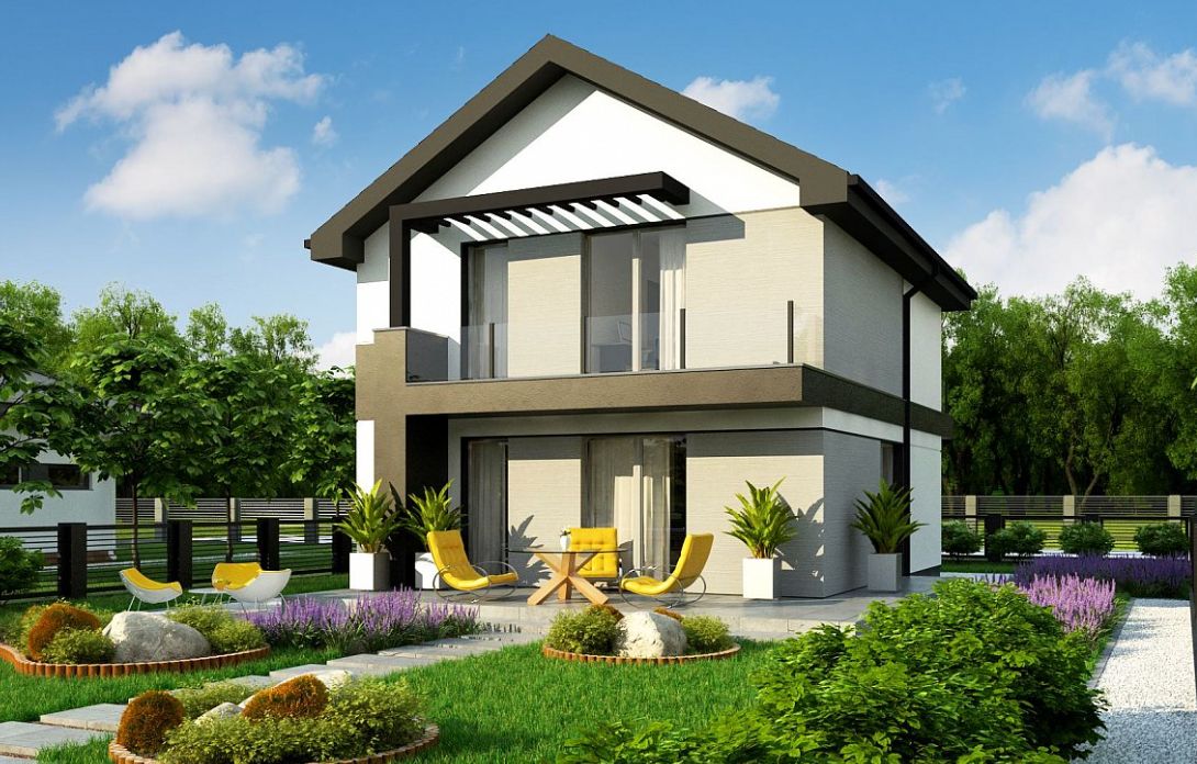 АРБ-160 Дом из арболита Биртон, 160 м²