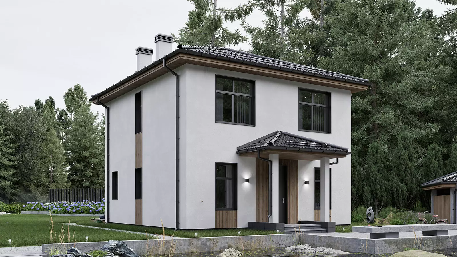 Планировка ТК-120 Дом из тёплой керамики Биззет, 120 м²