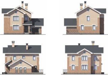 Планировка МД-129 Монолитный дом Каспер, 129 м²