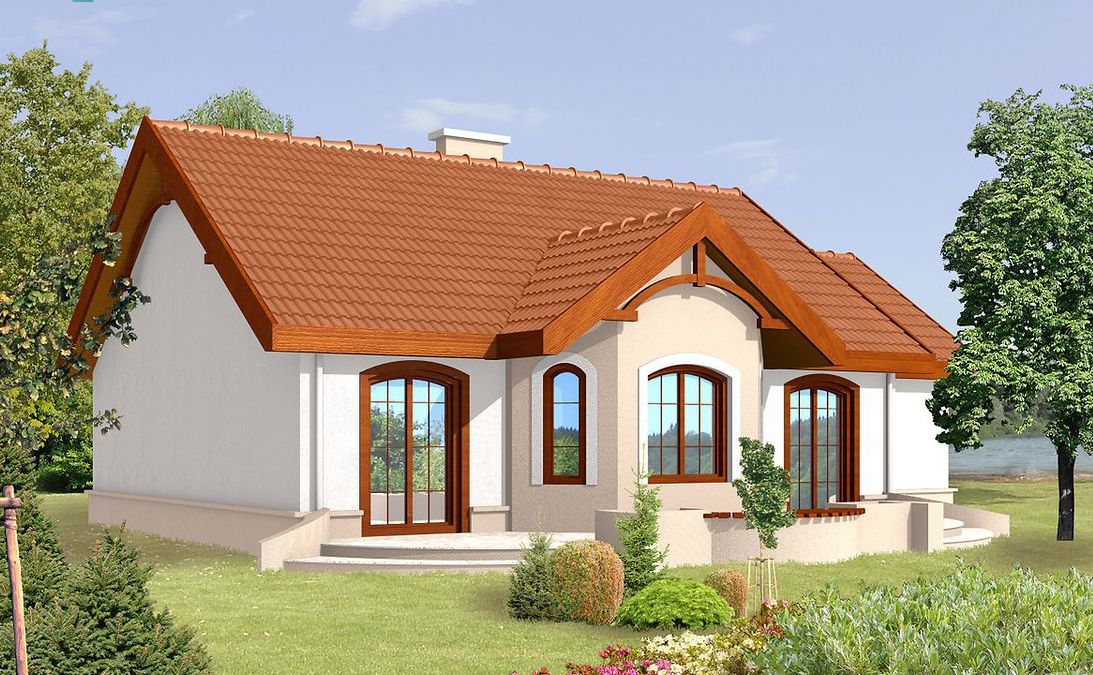 Планировка ГС-98 Дом из газосиликатных блоков Касариум, 98 м.кв.