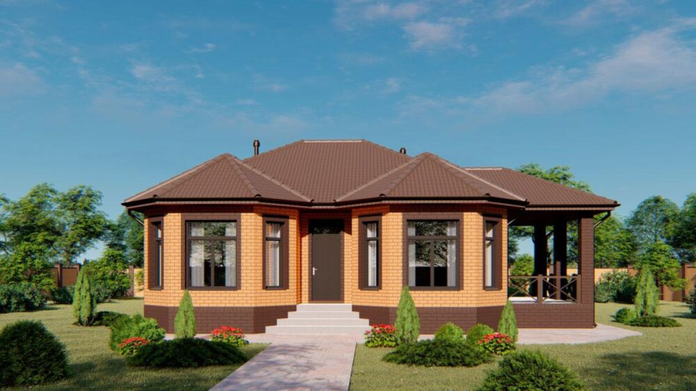 МД-87 Монолитный дом Ромеда, 87 м²