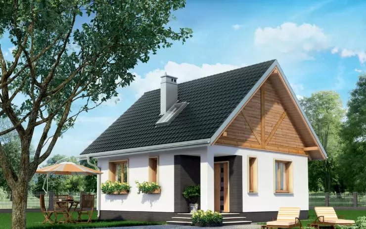 КД-39 Дом из кирпича Старалея, 39.1 м.кв.