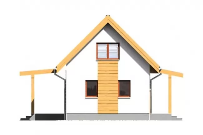 Планировка КД-47 Дом из кирпича Пиррела, 47.03 м.кв.