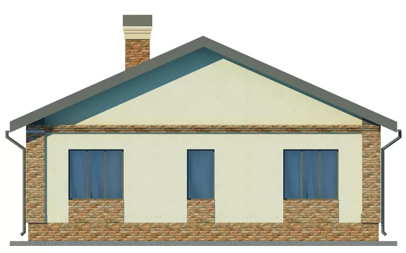 Планировка КД-113 Дом из кирпича Серувис, 113.96 м.кв.