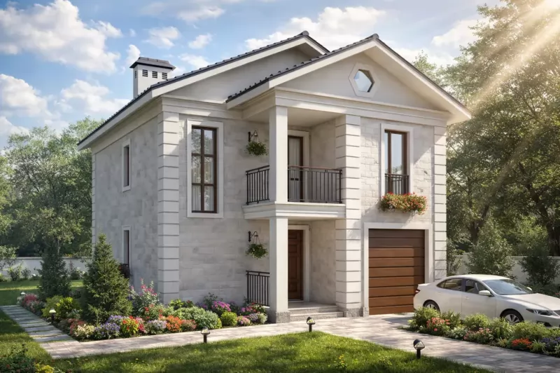БД-139 Дом из блоков Люмисфера, 139 м²