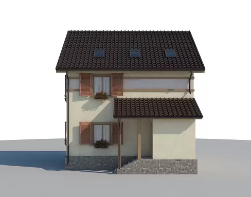 Планировка КД-132 Дом из кирпича Футме, 132.2 м.кв.