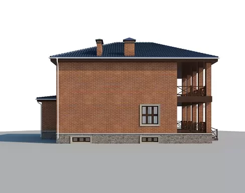 Планировка КД-215 Дом из кирпича Юниона, 215.9 м.кв.