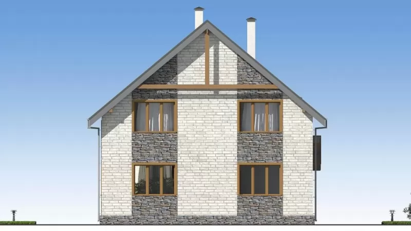 Планировка КД-116 Дом из кирпича Клеково, 116.33 м.кв.