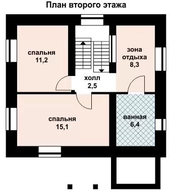 Планировка КД-132 Дом из кирпича Футме, 132.2 м.кв.