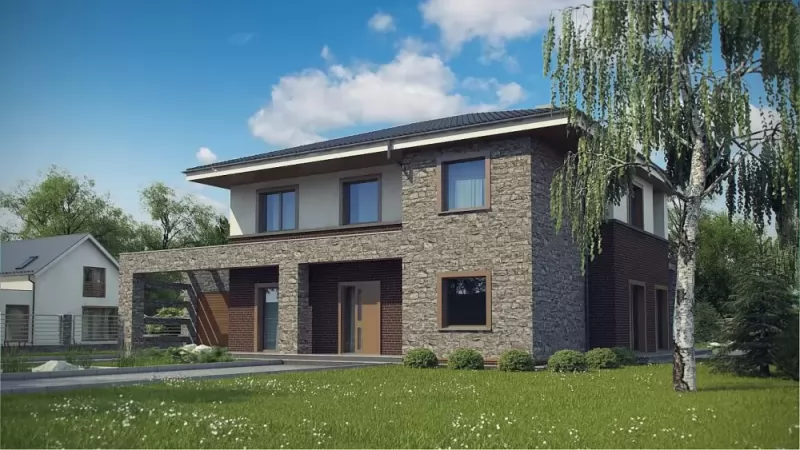 Планировка КД-239 Дом из кирпича Авирелия, 239.2 м.кв.