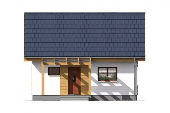 Планировка КД-47 Дом из кирпича Пиррела, 47.03 м.кв.