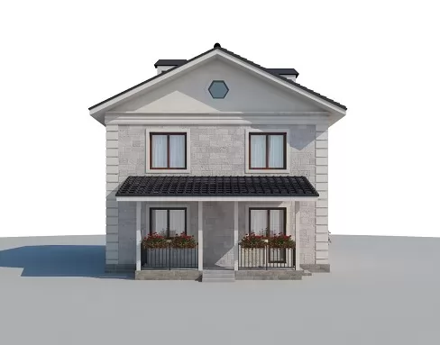 Планировка БД-139 Дом из блоков Люмисфера, 139 м²