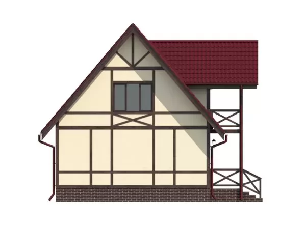 Планировка КД-94 Дом из кирпича Бертута, 94.42 м.кв.