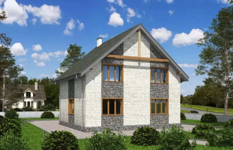 Планировка КД-116 Дом из кирпича Клеково, 116.33 м.кв.