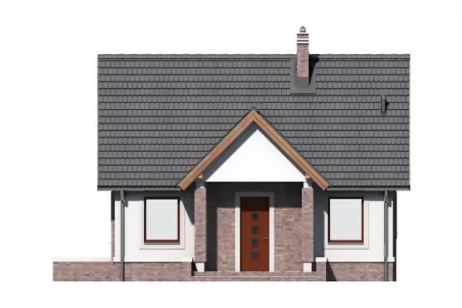 Планировка КД-60 Дом из кирпича Фирина, 60.27 м.кв.
