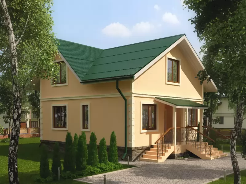КД-35 Кирпичный дом Лайв, 35.45 кв.м.
