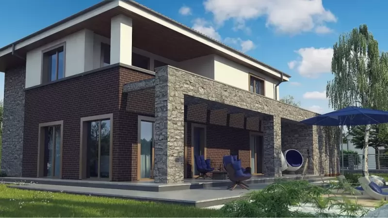 Планировка КД-239 Дом из кирпича Авирелия, 239.2 м.кв.