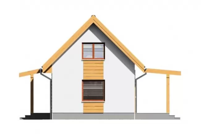 Планировка КД-47 Дом из кирпича Пиррела, 47.03 м.кв.