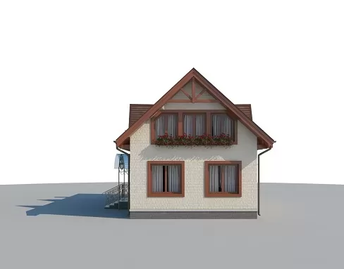 Планировка КД-88 Дом из кирпича Олунер, 88.67 м.кв.