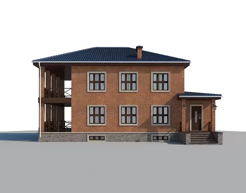 Планировка КД-215 Дом из кирпича Юниона, 215.9 м.кв.