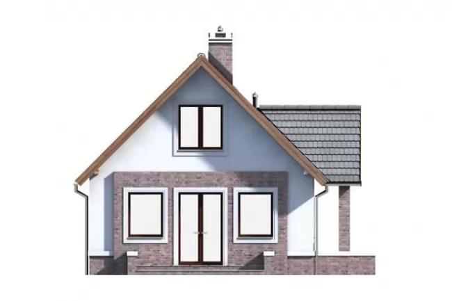 Планировка КД-60 Дом из кирпича Фирина, 60.27 м.кв.