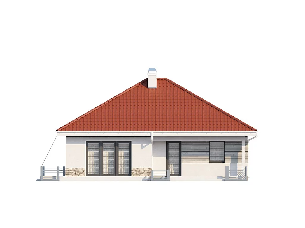 Планировка ГБ-94 Дом из газобетона Чаровит, 94 м²