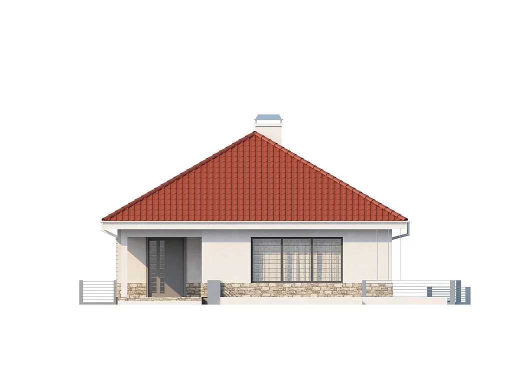 Планировка ПБ-91 Дом из пеноблока Мифика, 91 м²