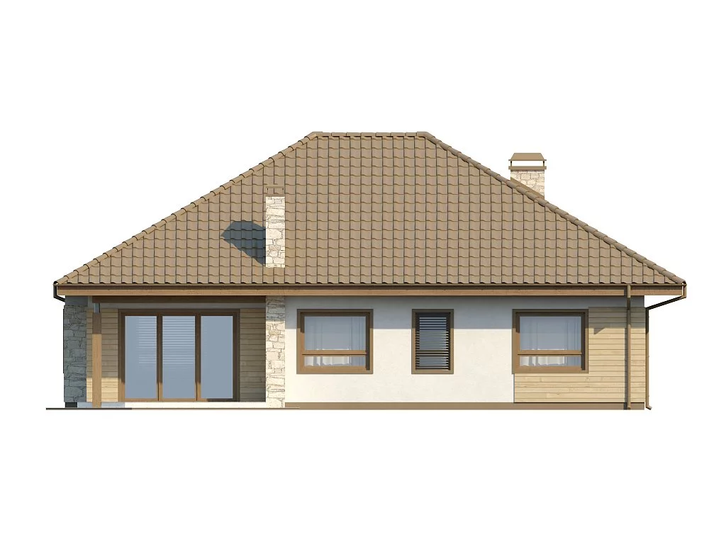 Планировка ПБ-157 Дом из пеноблока Бризо, 157 м²