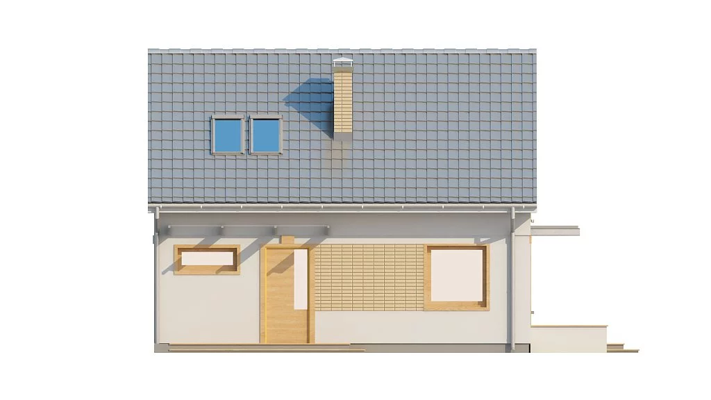 Планировка ПБ-92 Дом из пеноблока Эльфвуд, 92 м²