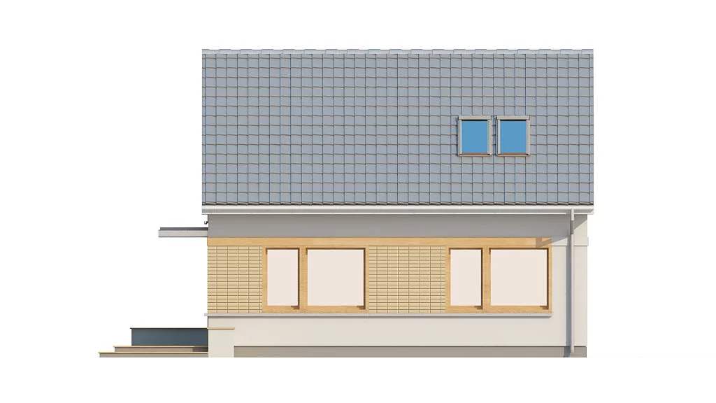 Планировка ПБ-92 Дом из пеноблока Эльфвуд, 92 м²
