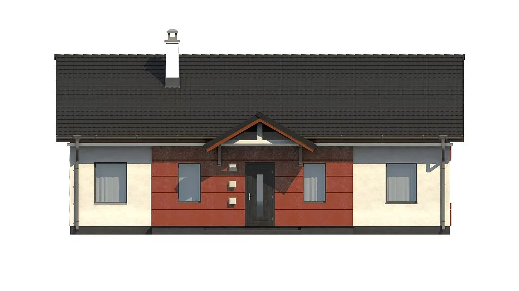 Планировка ГБ-93 Дом из газобетона Эльфирия, 93 м²