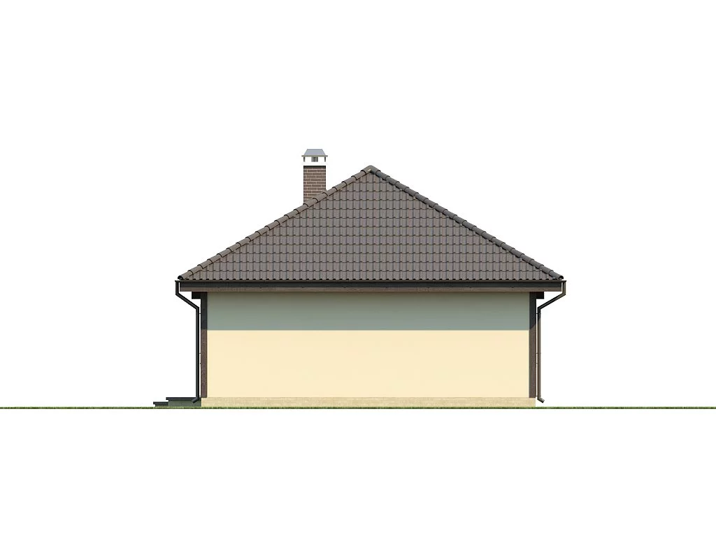 Планировка КБ-82 Дома из керамзитобетона Туманис, 82 м²