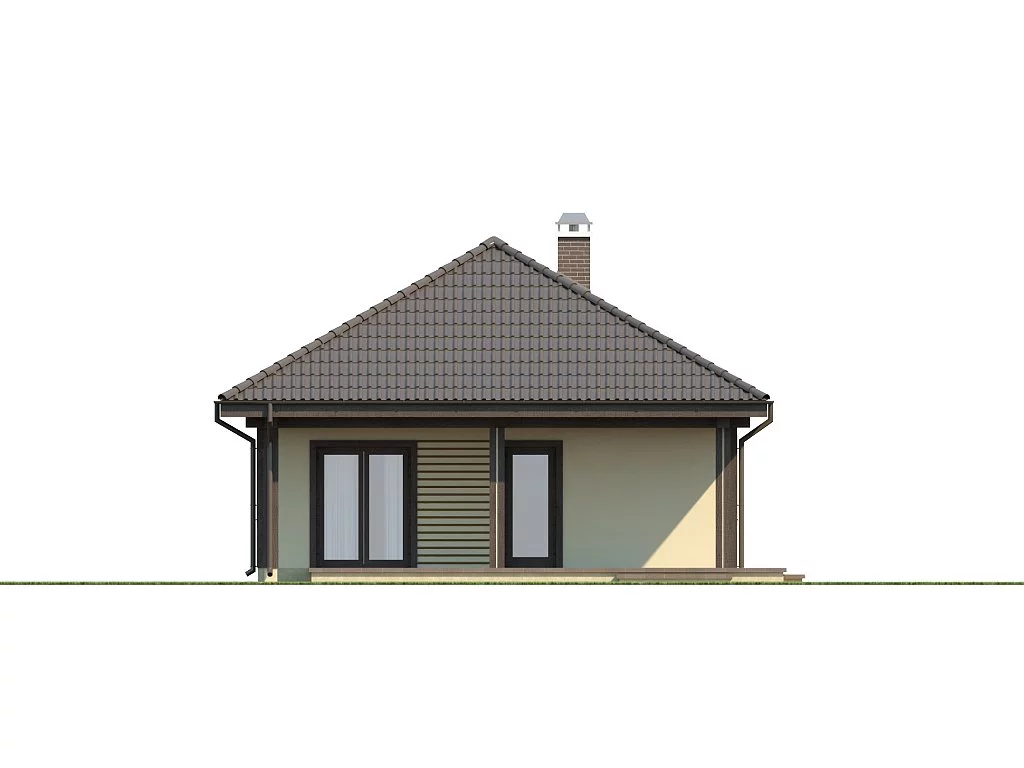 Планировка КБ-82 Дома из керамзитобетона Туманис, 82 м²
