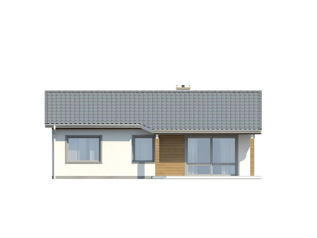 Планировка КБ-82 Дома из керамзитобетона Туманис, 82 м²