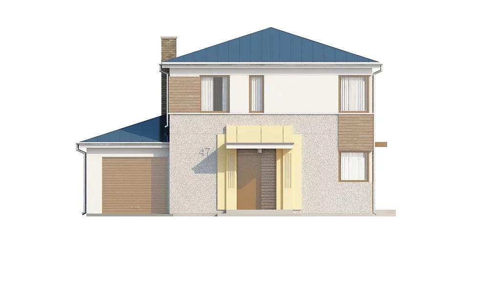 Планировка ПБ-134 Дом из пеноблока Бурун, 134 м²