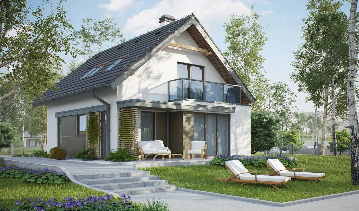 ГБ-119 Дом из газобетона Фениксия, 119 м²