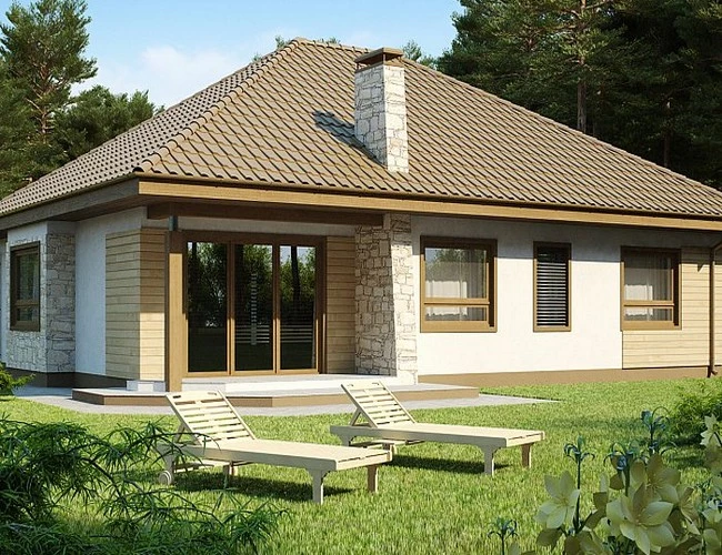 Планировка ПБ-157 Дом из пеноблока Бризо, 157 м²