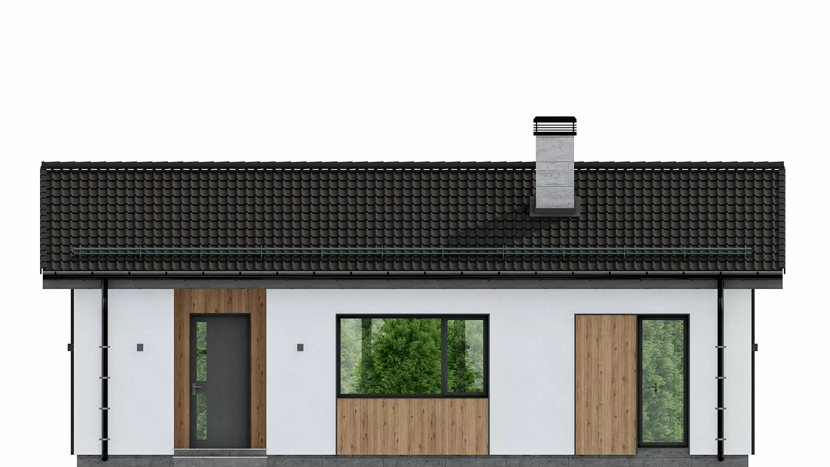 Планировка ТК-63 Дом из тёплой керамики Моретто, 63 м²