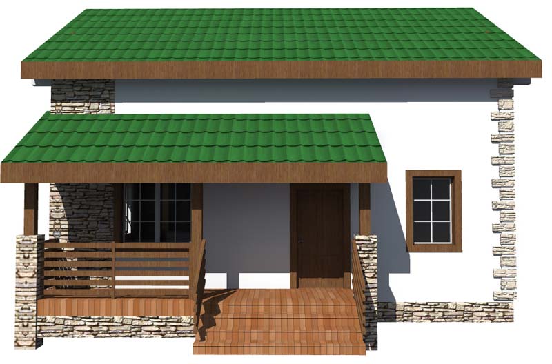 Планировка АРБ-120 Дом из арболита Туманис, 120 м²