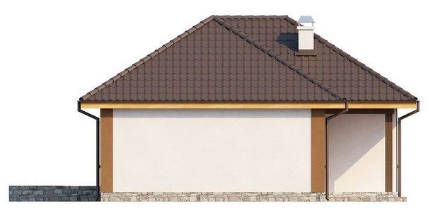 Планировка КД-90 Дом из камня Визарум, 90 м.кв.