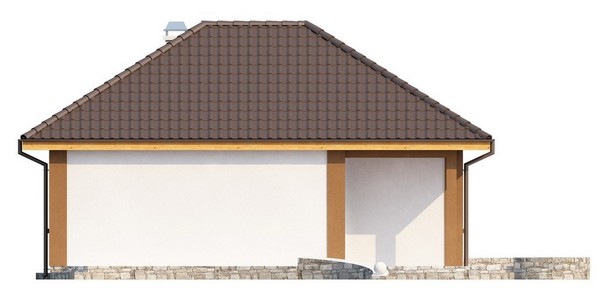 Планировка КД-90 Дом из камня Визарум, 90 м.кв.