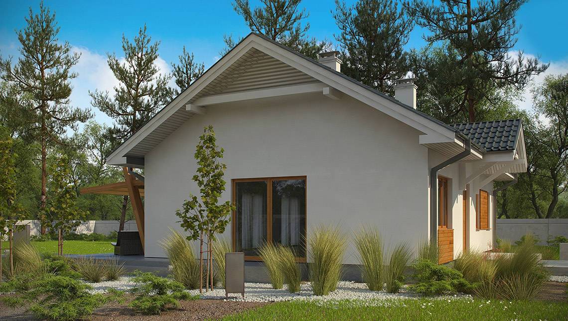 Планировка ТК-97 Дом из тёплой керамики Логари, 97 м.кв.