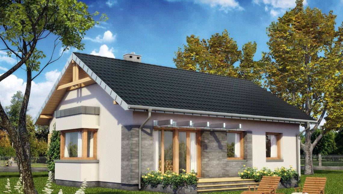 Планировка КОМБ-88 Комбинированный дом Пирикол, 88 м²