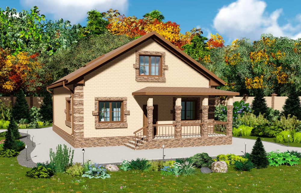 Планировка КД-152 Кирпичный дом, 152,24 кв.м.