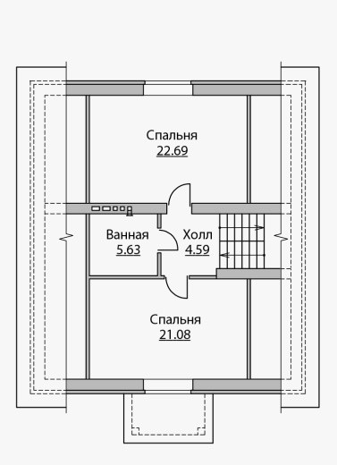 Планировка КД-152 Кирпичный дом, 152,24 кв.м.