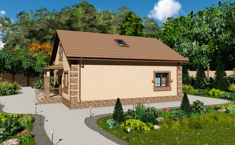 Планировка КД-152 Кирпичный дом, 152,24 кв.м.